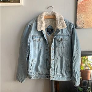 Denim Sherpa Jacket